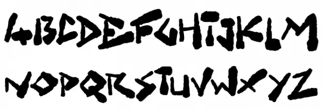 Grungelings Шрифта ВЕРХНИЙ