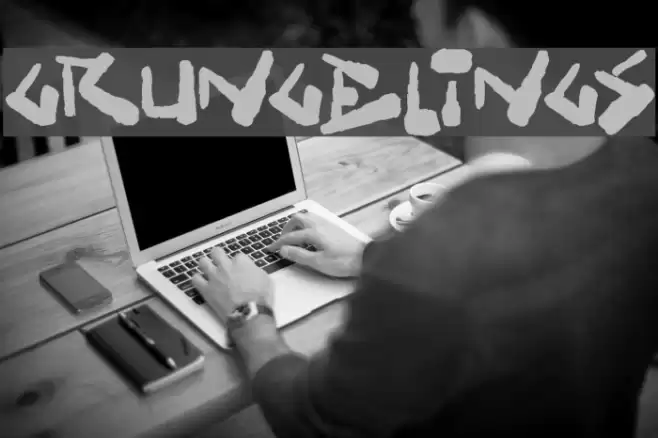 Grungelings Font examples