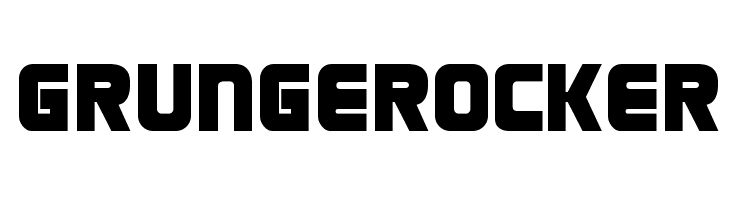 Grungerocker  les polices de caractères gratuit tlcharger
