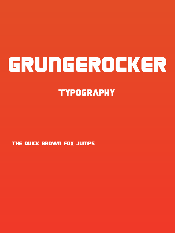 Grungerocker Poster