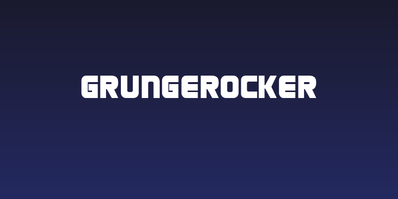 Grungerocker Social Header
