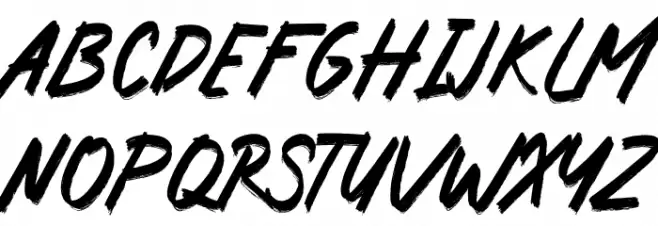 Grunges Free Regular Шрифта ВЕРХНИЙ