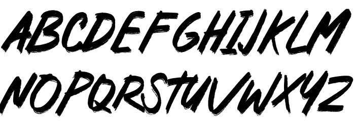 Grunges Free Regular Font LOWERCASE