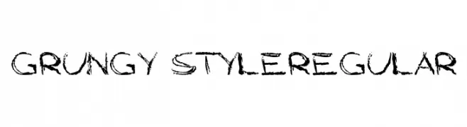 Grungy StyleRegular 