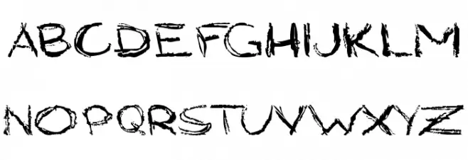 Grungy StyleRegular Fonte MAIÚSCULAS