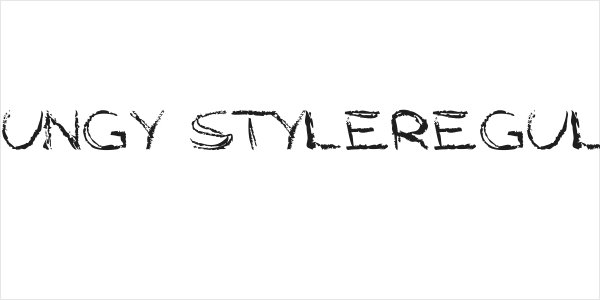 Grungy StyleRegular Logo