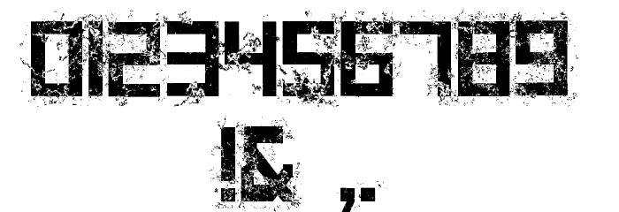 Grungy Font OTHER CHARS