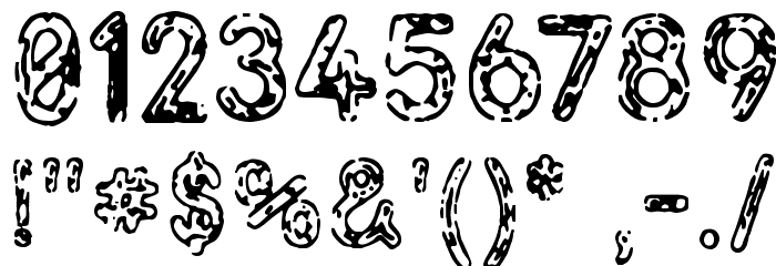 Grunja Font OTHER CHARS