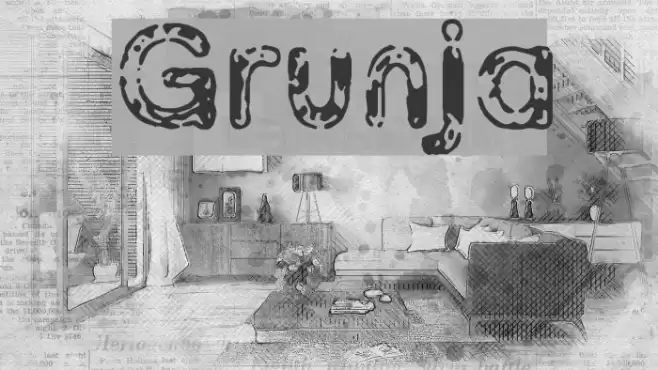Grunja Font examples