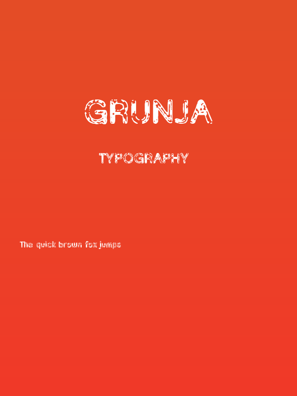 Grunja Poster