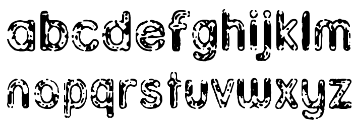 Grunja Font LOWERCASE
