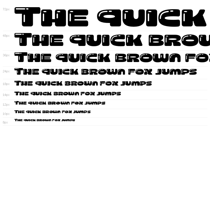 GrunoBubbleTrial-Regular Waterfall