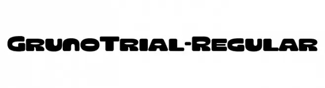 GrunoTrial-Regular  Frei Schriftart Herunterladen