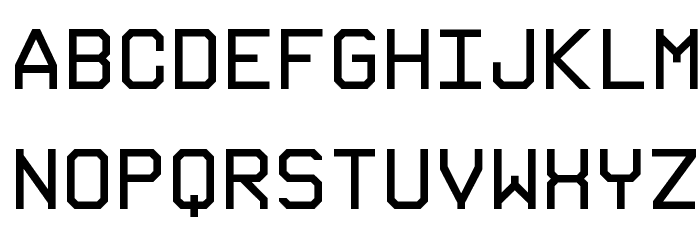 Gruppe A Font LOWERCASE