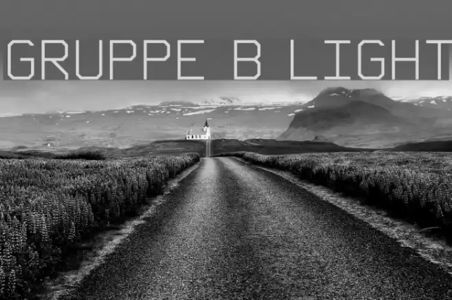 Gruppe B Light Fonte examples