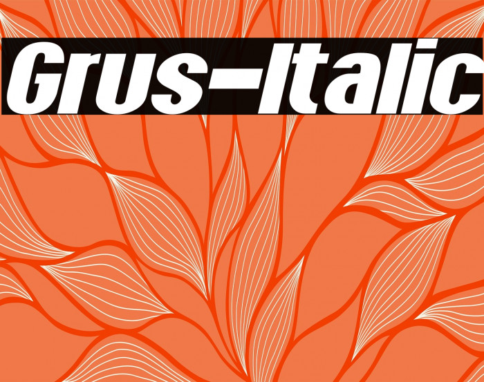 Grus-Italic Example 3