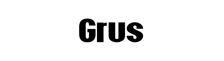 Grus  Frei Schriftart Herunterladen
