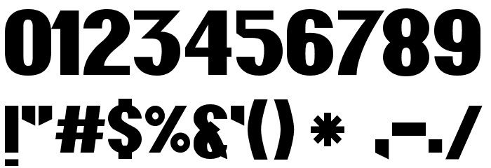 Grus Font OTHER CHARS