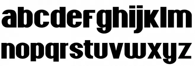 Grus फ़ॉन्ट लोअरकेस