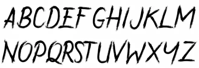 Grusel 字体 小写