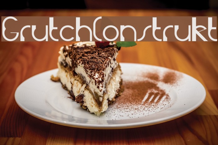 GrutchConstrukt Font examples