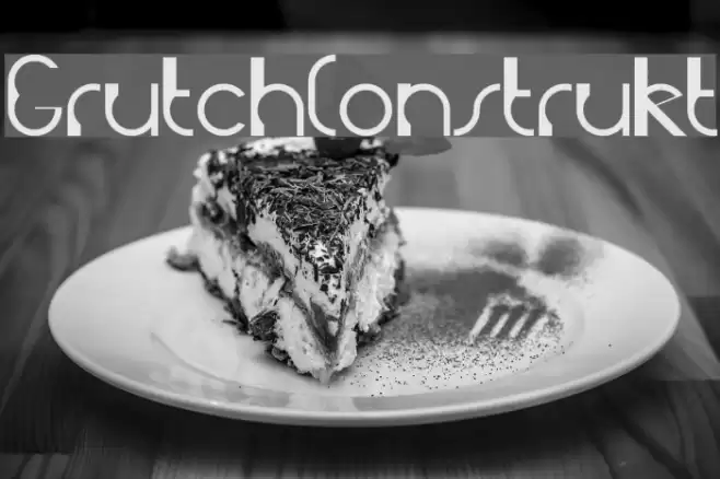 GrutchConstrukt Font examples