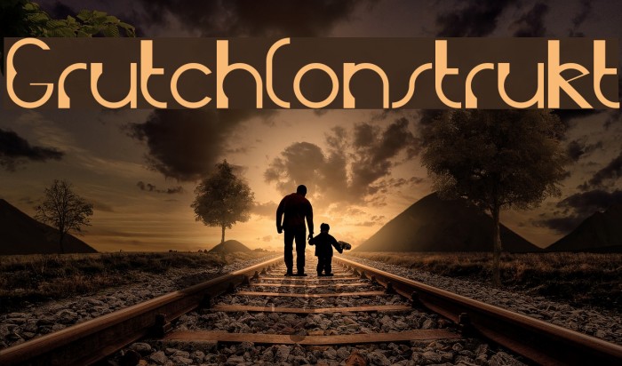 GrutchConstrukt Font examples