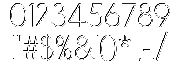 GrutchGroteskShaded Condensed Light Font OTHER CHARS