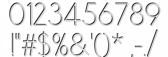 GrutchGroteskShaded Condensed Light Fonte OUTROS PERSONAGENS