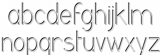 GrutchGroteskShaded Condensed Light Fonte MINÚSCULAS