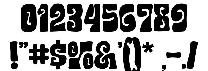 Gruvilicious Font OTHER CHARS