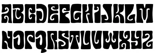 Gruvilicious خط أحرف كبيرة