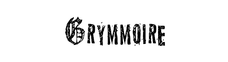 Grymmoire  font caratteri gratis
