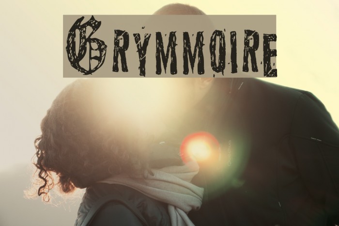 Grymmoire Font examples