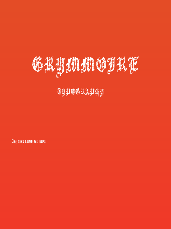 Grymmoire Poster