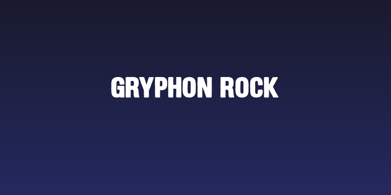 Gryphon Rock Social Header