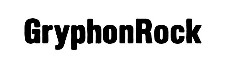 GryphonRock  フリーフォントのダウンロード