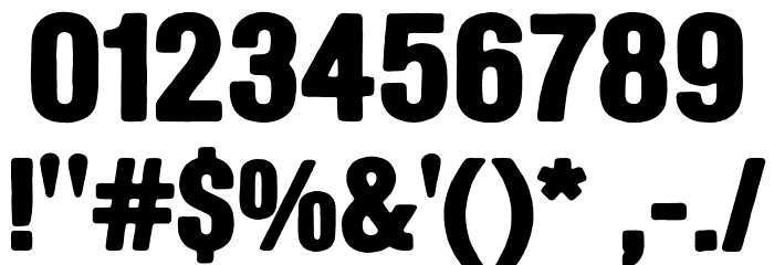 GryphonRock Font OTHER CHARS