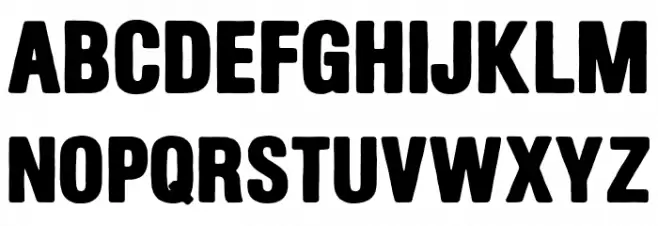GryphonRock Шрифта ВЕРХНИЙ