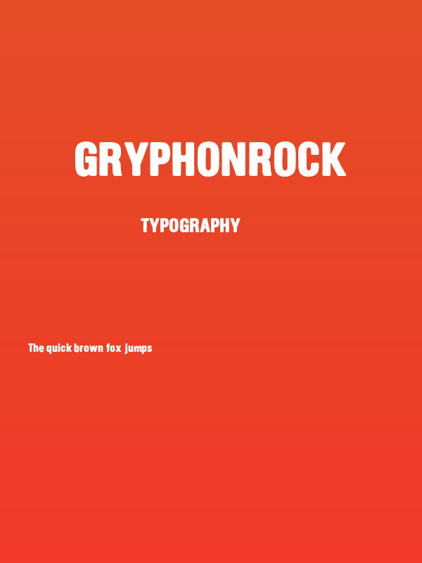 GryphonRock Poster