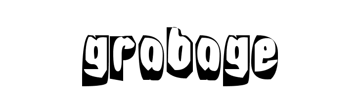 grabage  フリーフォントのダウンロード