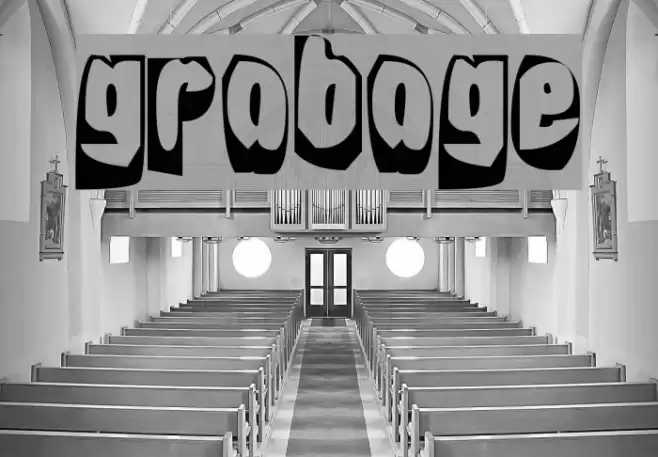 grabage Font examples