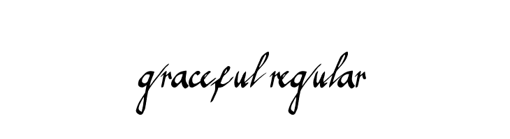 graceful regular  नि: शुल्क फ़ॉन्ट्स डाउनलोड