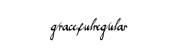 gracefulregular  font caratteri gratis