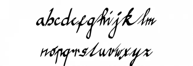 gracefulregular Font LOWERCASE