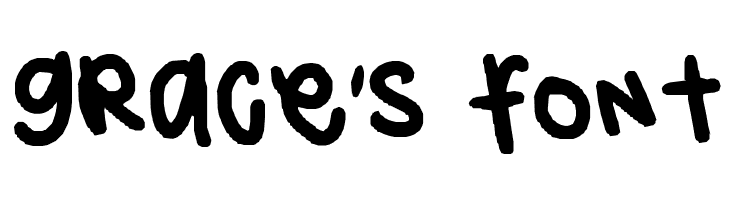 grace's font Font