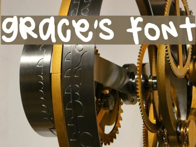 grace's font Example 1