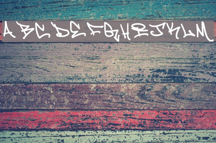 graffd Out Font examples