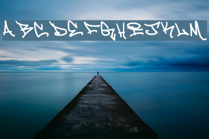 graffd Out Font examples