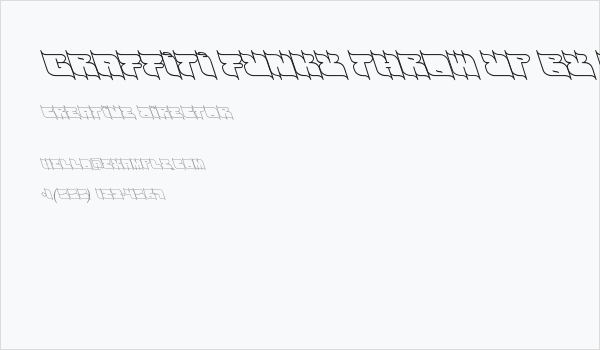 graffiti funky throw up by spust Business Card